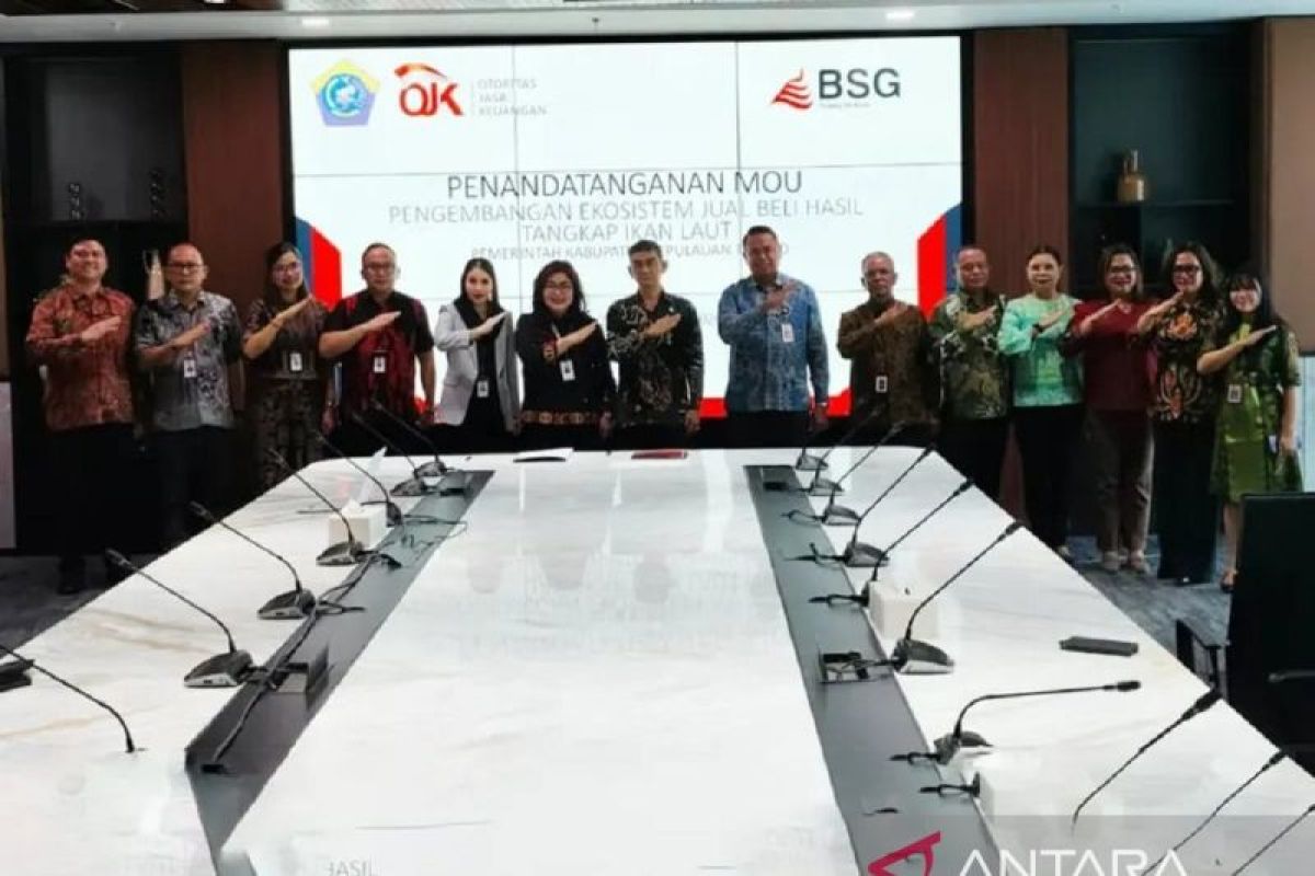 BSG dan Pemkab Kepulauan Talaud Teken MoU, Ekosistem Jual Beli Ikan Diperkuat lewat KUR Bohusami
