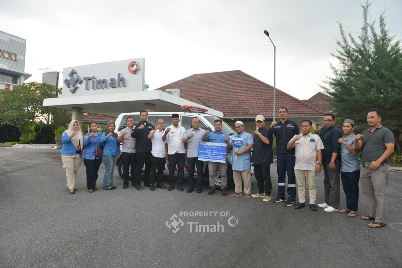 Warga Temberan Pangkalpinang Kini Punya Ambulans 24 Jam, PT TIMAH Serahkan Bantuan Atasi Kesulitan Rujukan Pasien