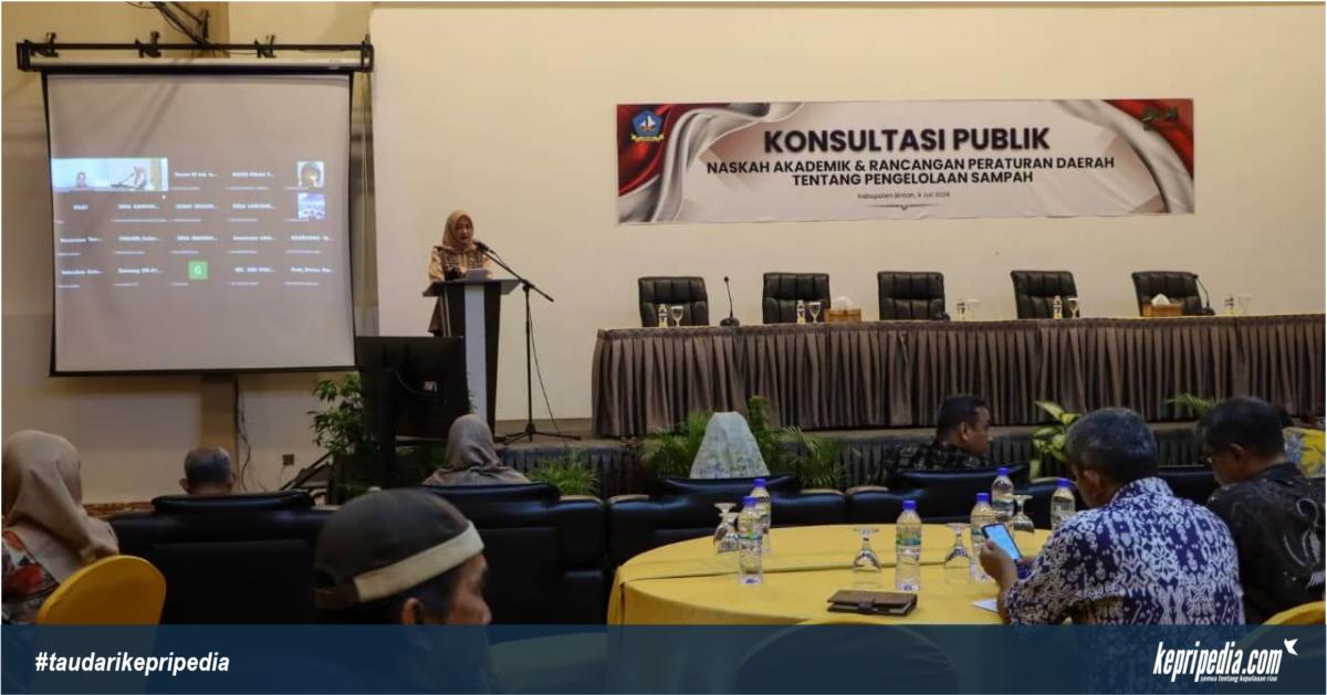 Pemerintah Kabupaten Bintan Gelar Konsultasi Publik Ranperda Sampah, Targetkan Regulasi Lingkungan Lebih Ketat