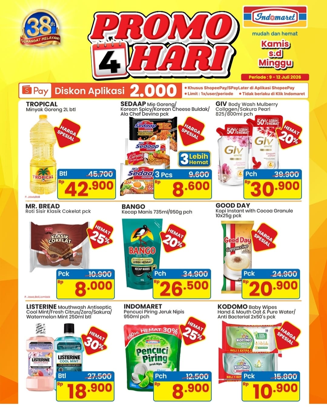 Warga Bandar Lampung Serbu Promo Hari Terakhir Indomaret, Minyak Goreng 2 Liter Rp 42.900