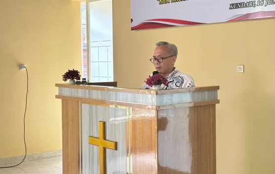 Peringati Hari Bhayangkara ke-80, Polda Sultra Gelar Doa Bersama di Gereja Oikumene Kendari
