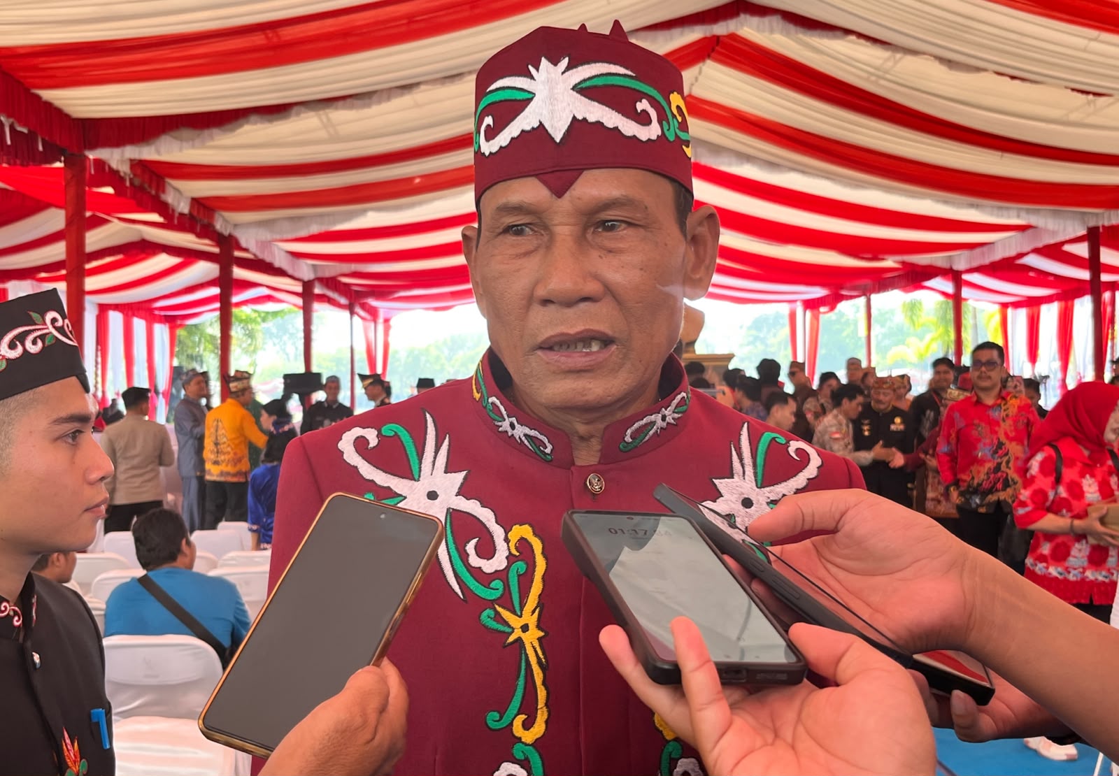 Ketua DPRD Kalteng Arton S. Dohong Ajak Warga Palangka Raya Jaga Kondusivitas di HUT ke-81 RI, Tekankan Modal Utama Pembangunan