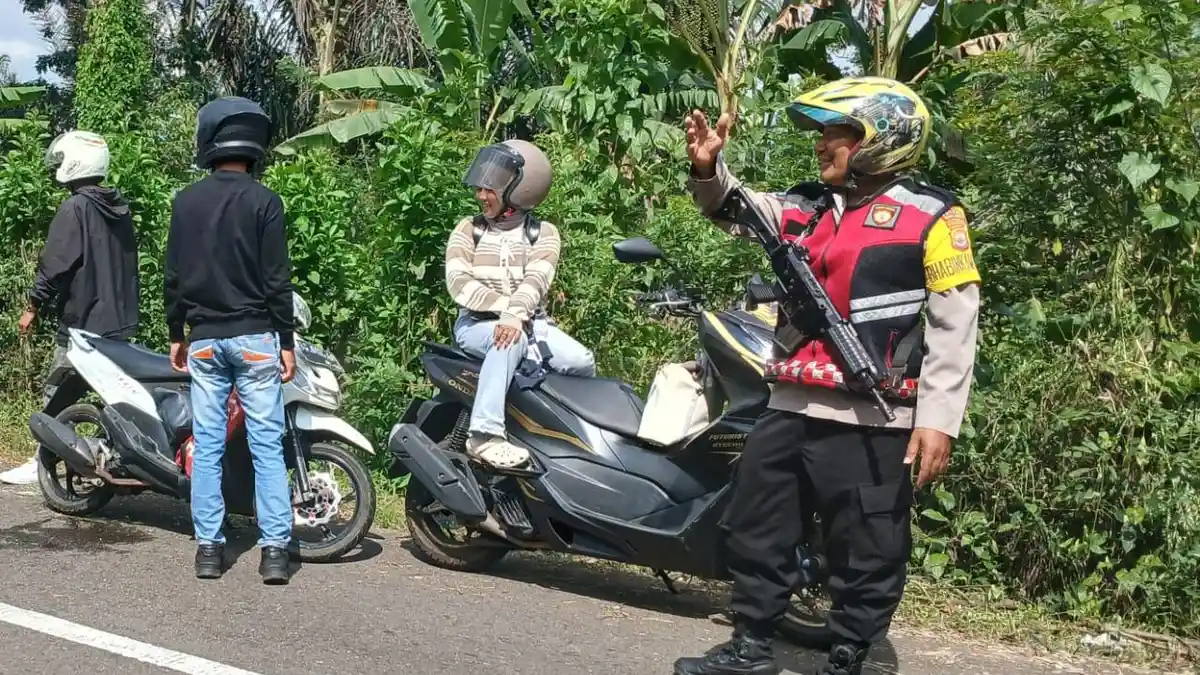 Antisipasi Aksi Begal dan Jambret, Polsek PUT Gelar Patroli Rutin di Jalur Lintas Curup-Lubuklinggau