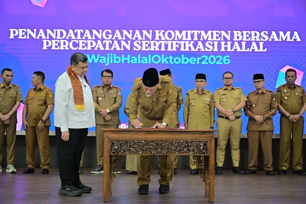 246.332 Produk di Sumatera Barat Sudah Bersertifikat Halal, Pemprov Targetkan Jadi Pusat Ekosistem Halal Nasional