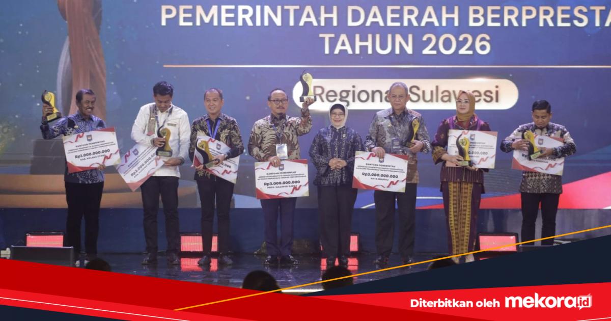 Pemprov Sulbar Raih Penghargaan Kemendagri sebagai Provinsi Terbaik Tekan Pengangguran se-Sulawesi, Ungguli 5 Daerah Lain