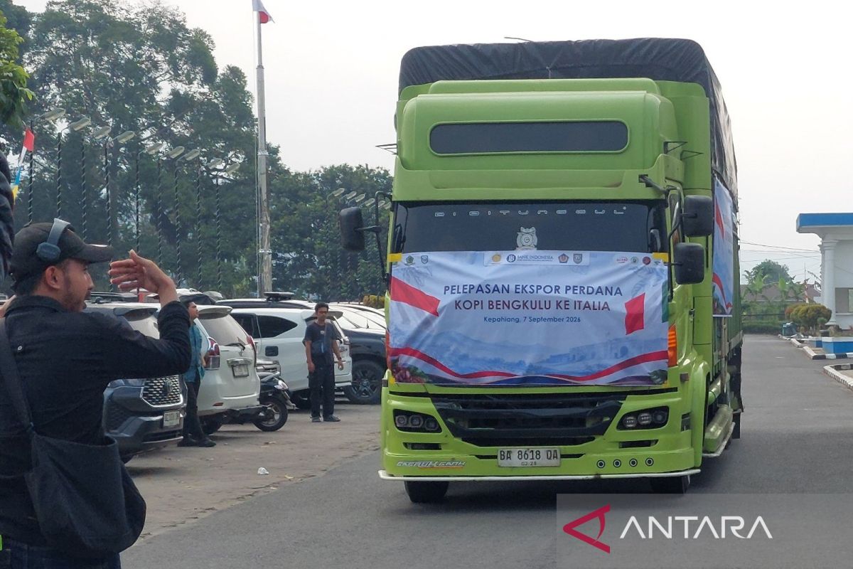 19,2 Ton Kopi Robusta dari Kepahiang Dikirim ke Italia, Ekspor Perdana dengan Sertifikat Asal