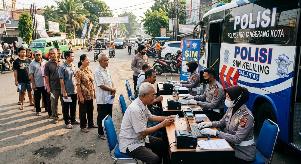 3 Wilayah Tangerang Raya Kini Miliki Jadwal Tetap Layanan SIM Keliling 2026, Berikut Lokasi dan Biaya Perpanjangan