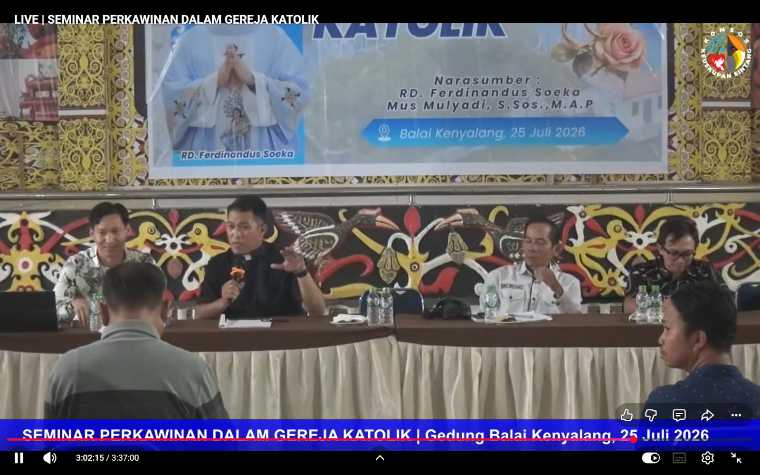 23 Pasangan Katolik di Sintang Resmi Bercerai pada Semester I 2026, Dukcapil Dorong Gereja Aktif dalam Pendampingan Mediasi