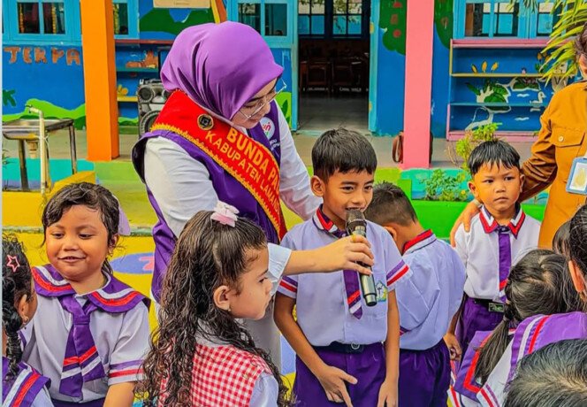 Bunda PAUD Lamandau Tinjau MPLS di TK Melati dan TK Al Huda Nanga Bulik, Tekankan Kegiatan Edukatif dan Ramah Anak