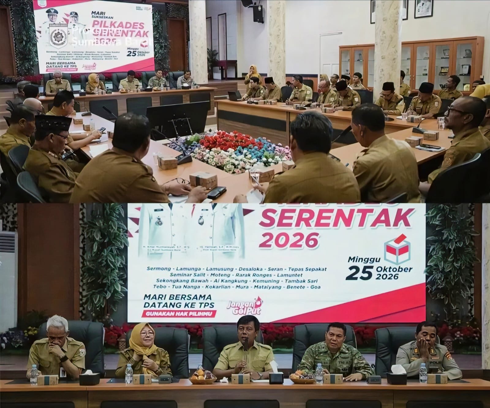 Bupati Sumbawa Barat Minta Camat Petakan Kerawanan Pilkades Serentak 2026, Validitas Data Pemilih Jadi Sorotan