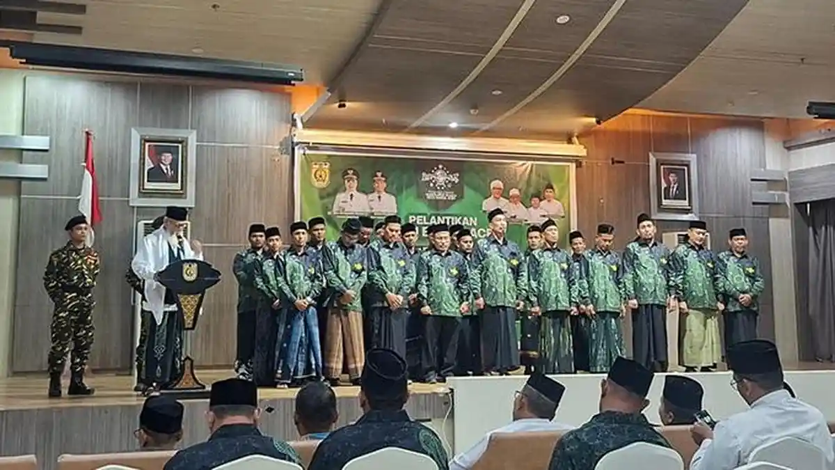 PCNU Kota Banda Aceh Periode 2025–2030 Dilantik Waled Nu, Fokus Konsolidasi dan Penguatan Ahlussunnah wal Jamaah