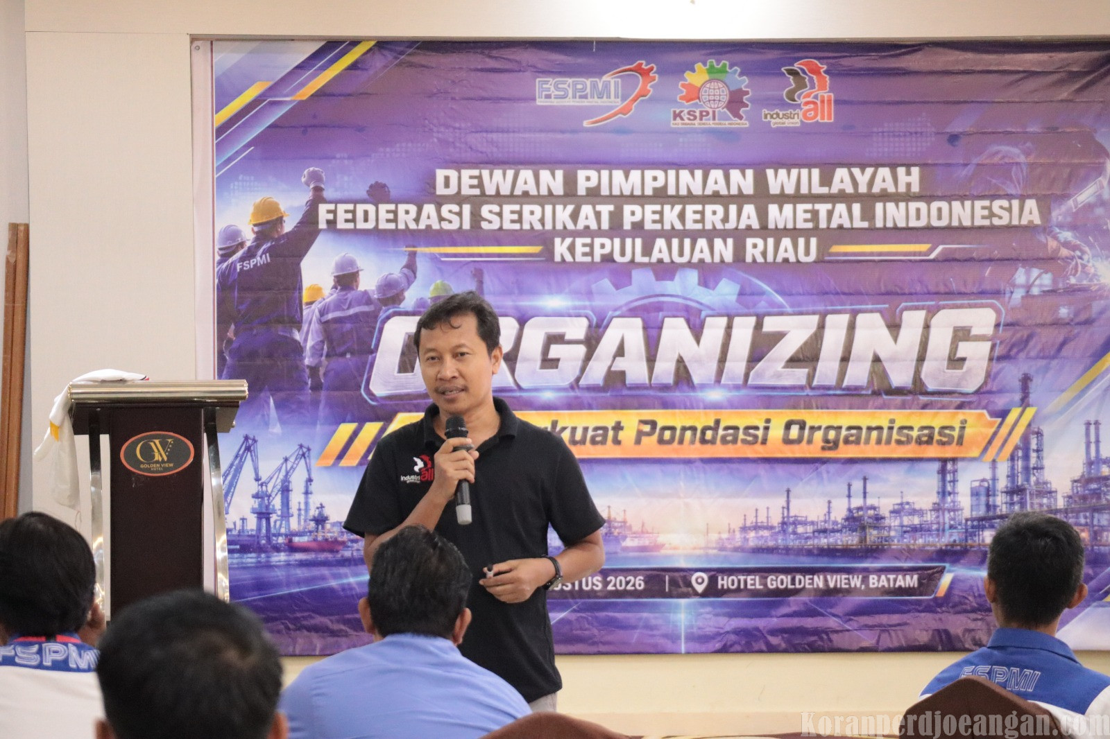 Pendidikan Organizing FSPMI Kepri, Nur Yasin Sebut Anggota Bisa Berkurang 40 Persen pada 2040 Jika Tak Ada Kaderisasi