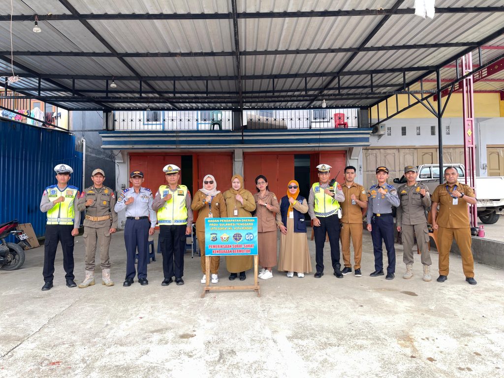 Ditlantas Polda Sultra Gelar Operasi Gabungan di 8 Titik Kendari, 15 Personel Dikerahkan untuk Periksa Pajak Kendaraan