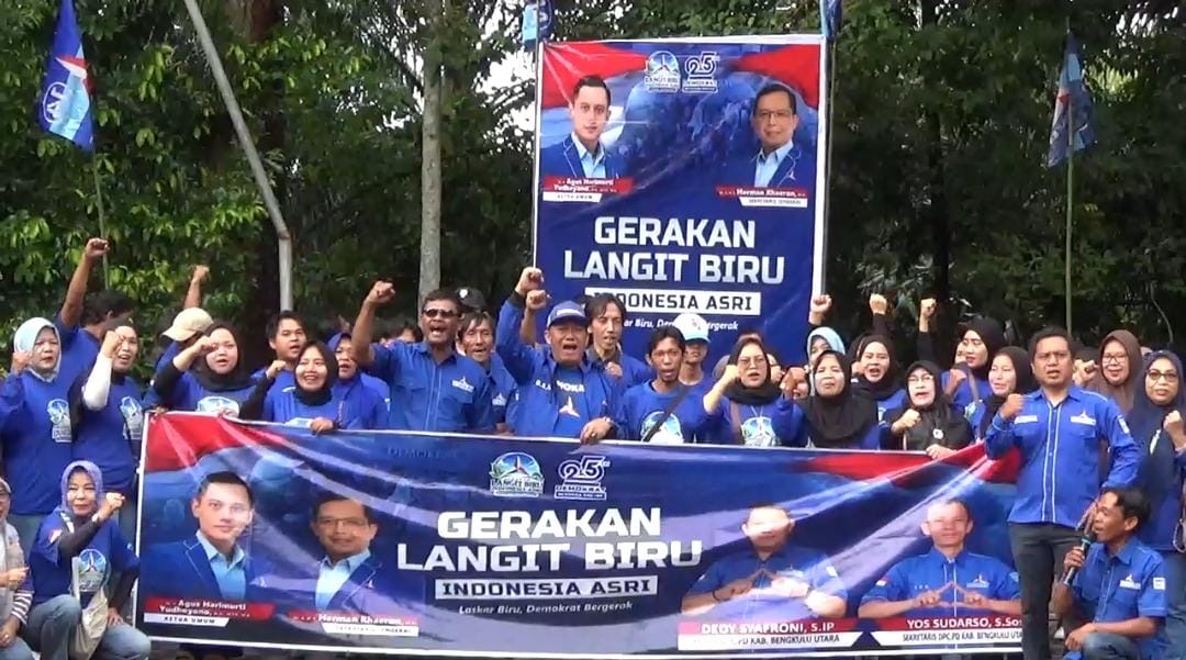 175 Kader Partai Demokrat Bengkulu Utara Bersihkan 1,6 Ton Sampah di Hutan Kota Arga Makmur