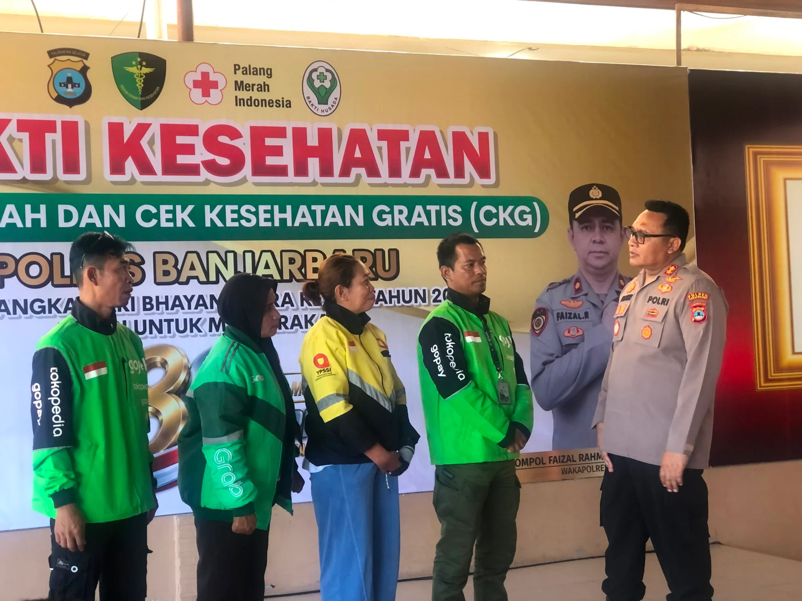 Ojol Banjarbaru hingga TNI Ikut Donor Darah di Hari Bhayangkara ke-80, Polres Targetkan 200 Kantong Darah