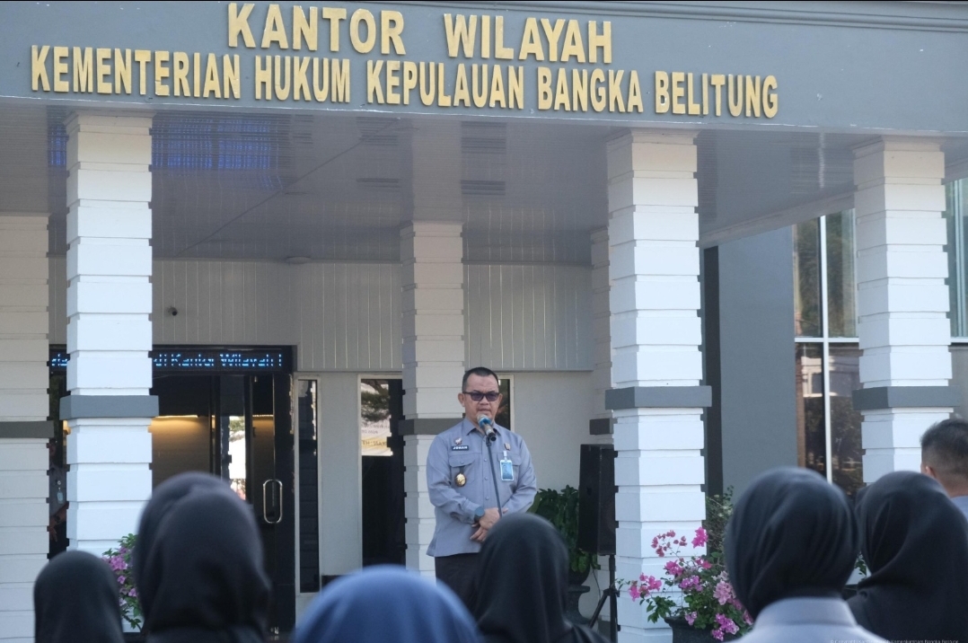 Kepala Kanwil Kemenkum Babel Johan Manurung Ingatkan Pegawai Bijak Bermedsos Jelang Purna Tugas, Ini Pesannya