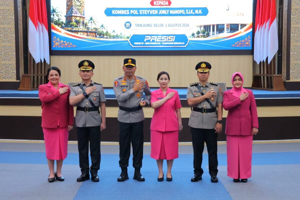 Sertijab Karo SDM Polda Kaltara, Kapolda Agus Wijayanto Tekankan Polisi Profesional dan Berintegritas