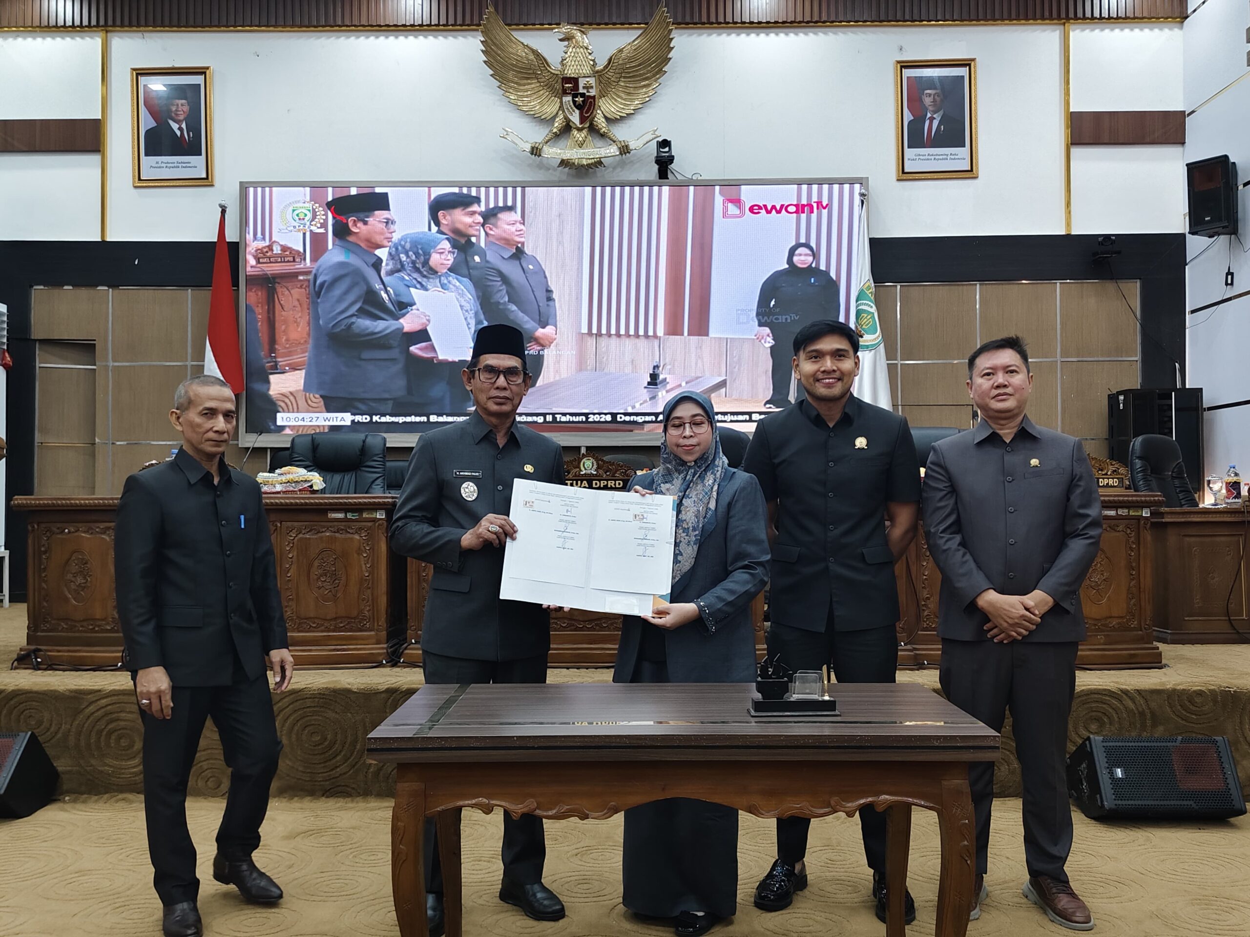 DPRD Balangan Sahkan Perubahan APBD 2026, Wakil Bupati Minta Realisasi Program Dikebut Empat Bulan