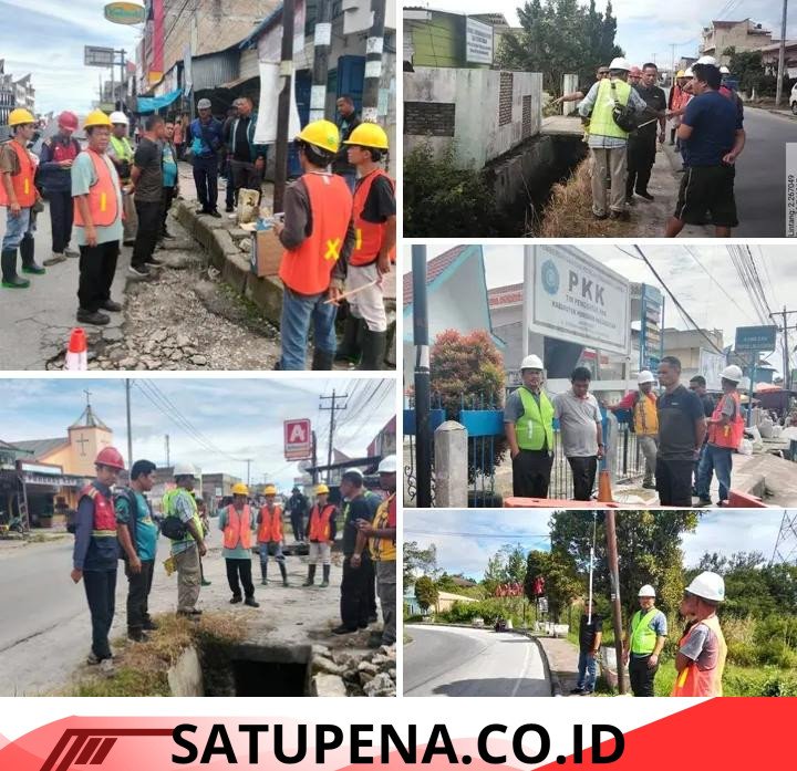 Pemkab Humbahas dan BBPJN Sumut Tinjau Lokasi Pembangunan Gorong-Gorong Rp 2,5 Miliar Atasi Banjir di Doloksanggul