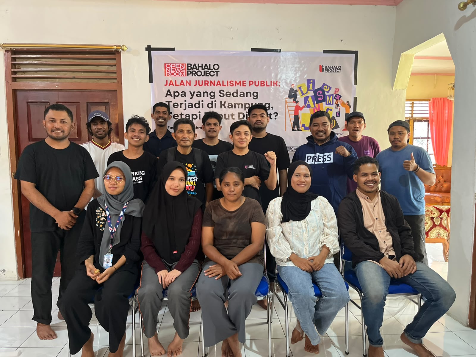 Open Newsroom Bahalo Project di Ternate: Warga, Akademisi, dan Jurnalis Petakan Isu Kampung yang Luput dari Liputan Media