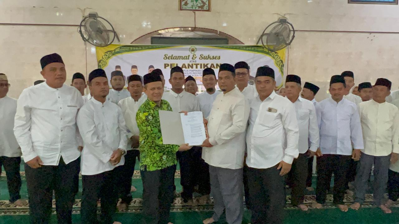 DMI Aceh Tamiang Resmi Dikukuhkan, Target Makmurkan Masjid dan Pulihkan Dampak Banjir Bandang