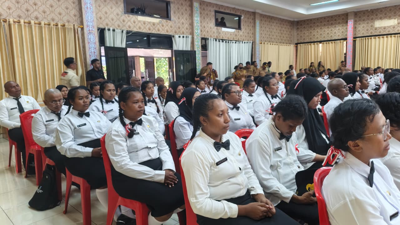 Wakil Bupati Wondama Buka Latsar 228 CPNS Formasi 2021, Tekankan Jangan Sekadar Syarat Jadi PNS