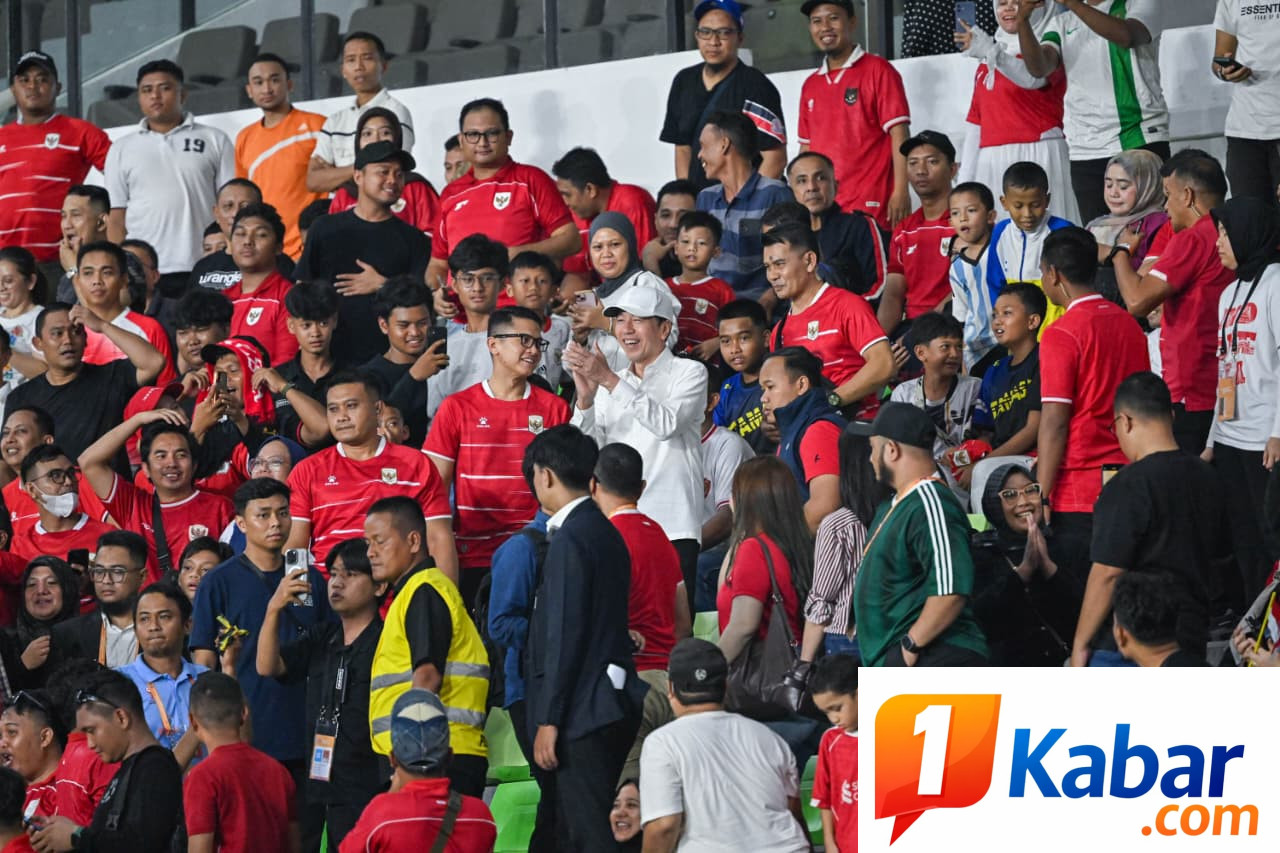 Stadion Utama Sumut Penuh 25.750 Penonton, Timnas U-19 Kalahkan Vietnam 2-1 di Depan Jokowi dan Bobby Nasution