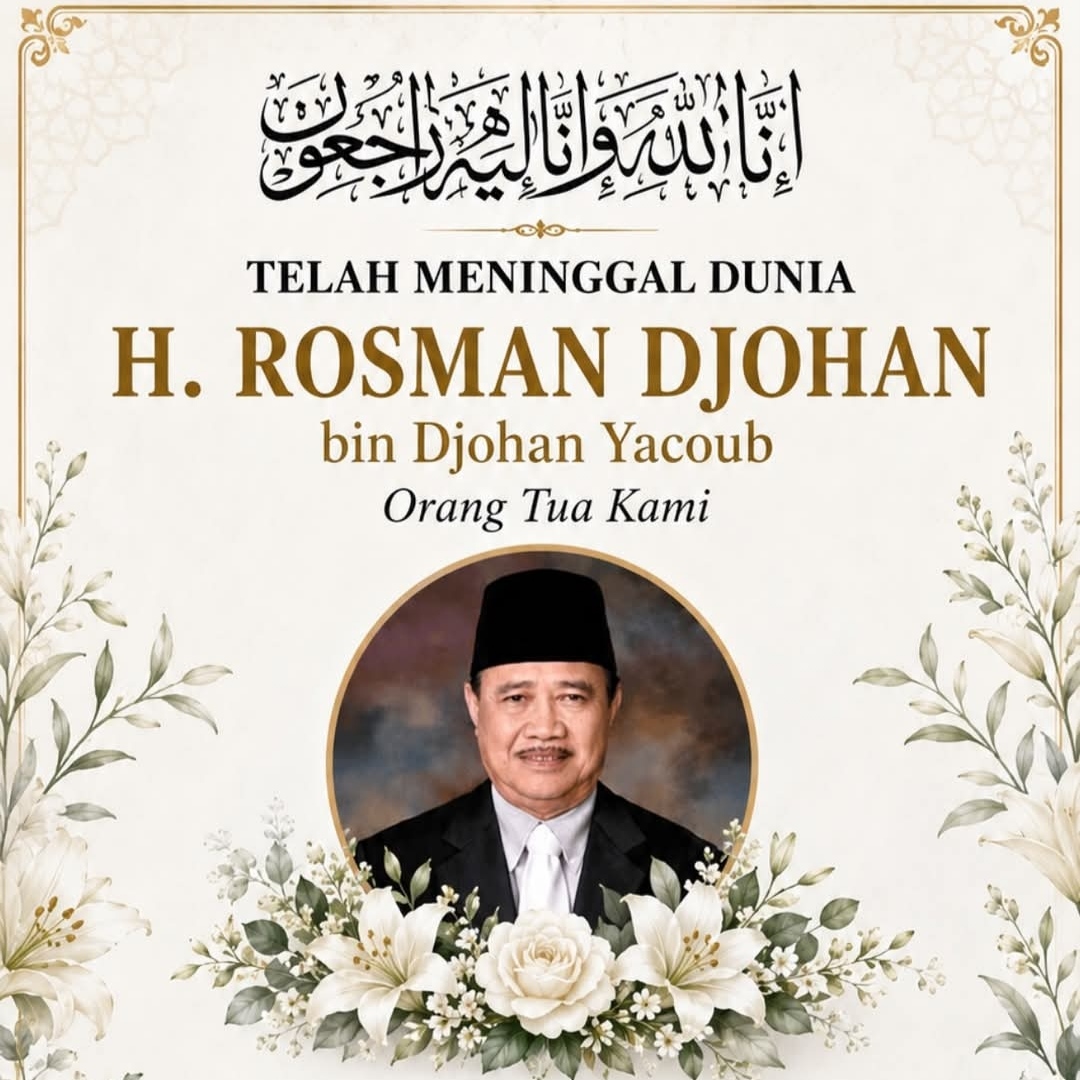 Mantan Wali Kota Pangkalpinang H Rosman Djohan Tutup Usia di Jakarta, Dimakamkan di Bangka Tengah Hari Ini