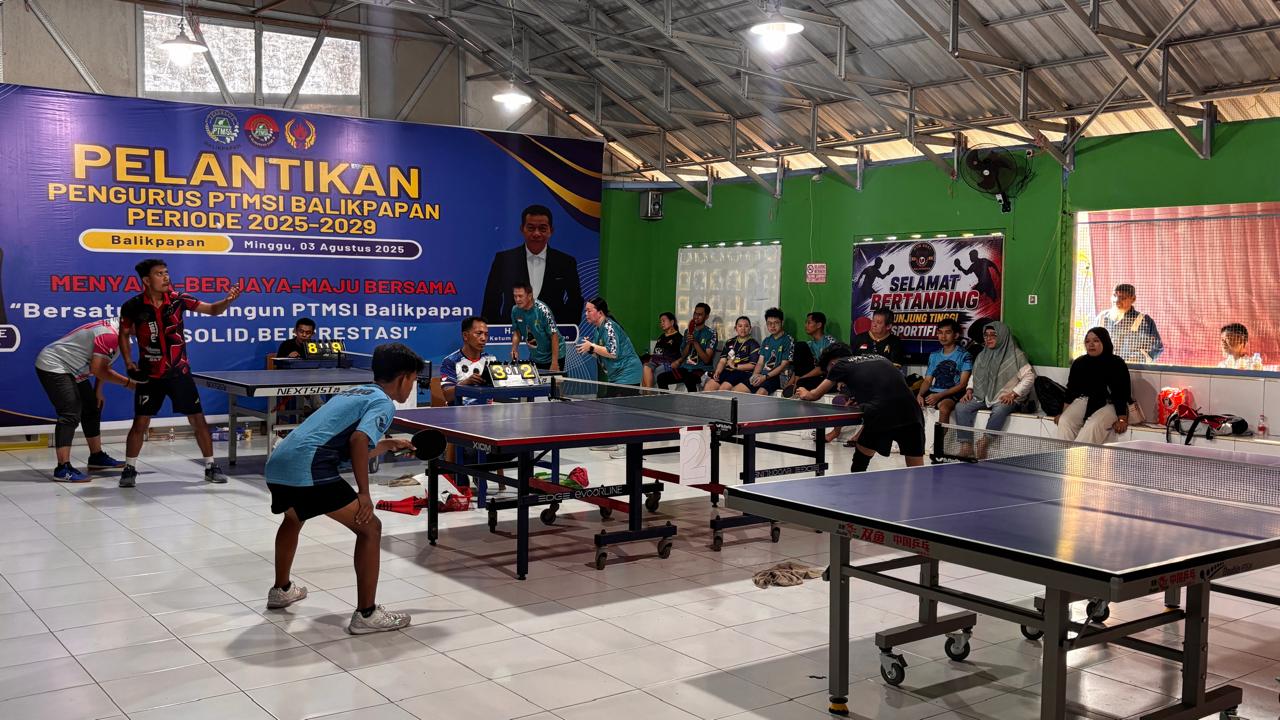 Turnamen BDS Beregu Jadi Pemanasan Atlet Tenis Meja Balikpapan Menuju Porprov Kaltim 2026