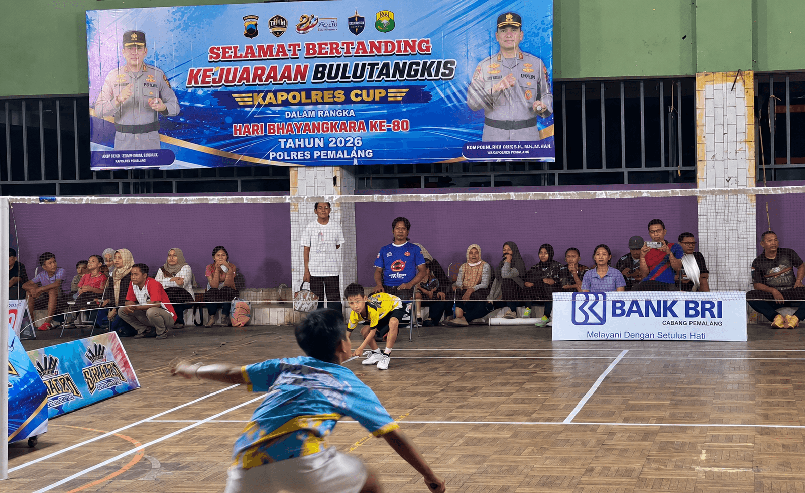 300 Atlet Bulutangkis Ramaikan Kapolres Cup Pemalang 2026, Bupati Anom Singgung Renovasi GOR Kridanggo