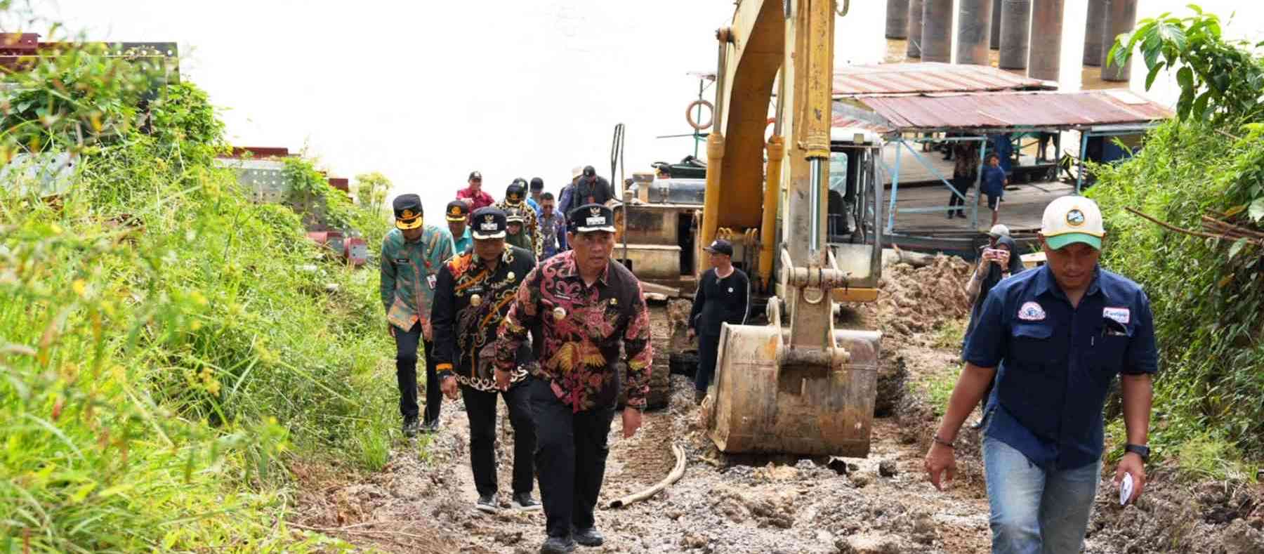 Bupati Barito Utara Perintahkan Pengawasan Ketat Proyek Infrastruktur, dari Waterfront City hingga Jembatan Lemo