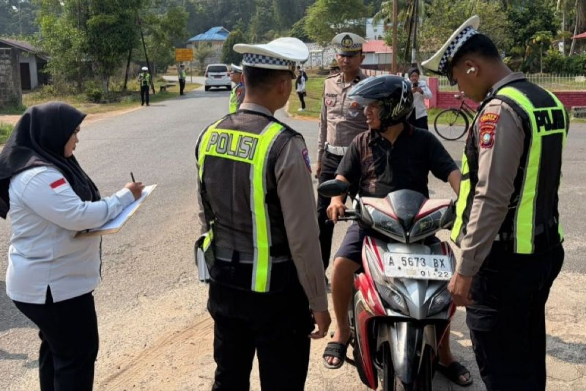 Polres Lingga dan UPTD PPD Kepri Sosialisasi Pemutihan Pajak Kendaraan, Sanksi Administrasi Dibebaskan 100 Persen hingga 31 Oktober 2026