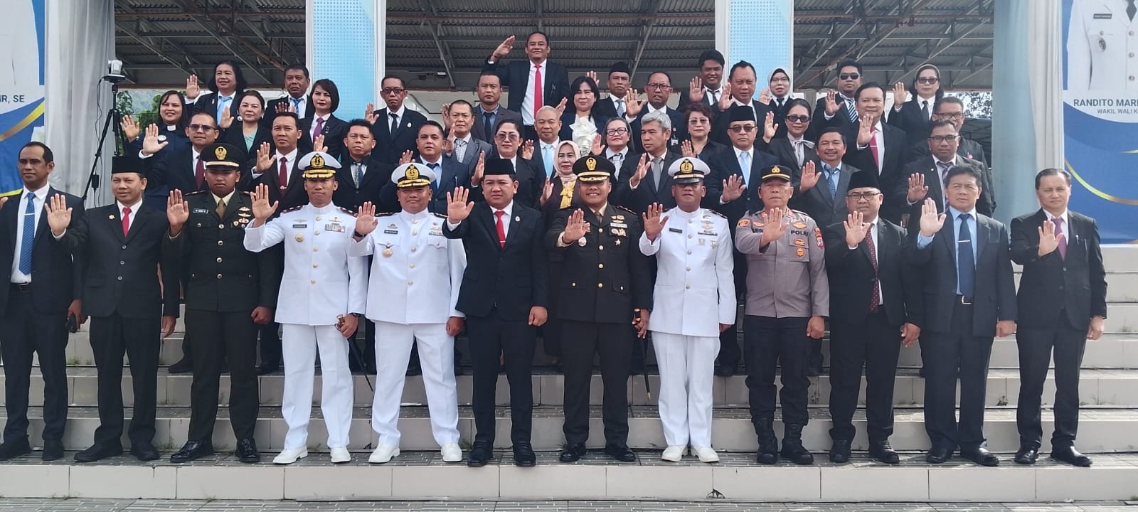 Forkopimda Bitung Ikuti Upacara Hari Lahir Pancasila, Wakil Wali Kota Bacakan Pesan BPIP soal Perdamaian Dunia