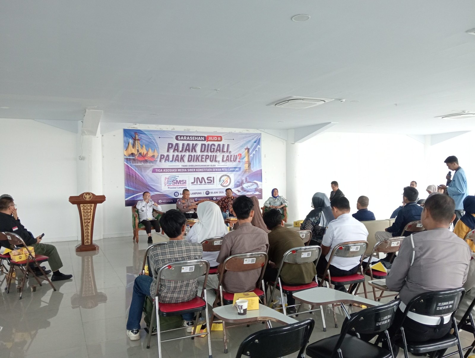 Sekber 3 Konstituen Dewan Pers Usul Pemprov Lampung Hapus Upah Pungut dan Politik Anggaran Demi PAD Rasional