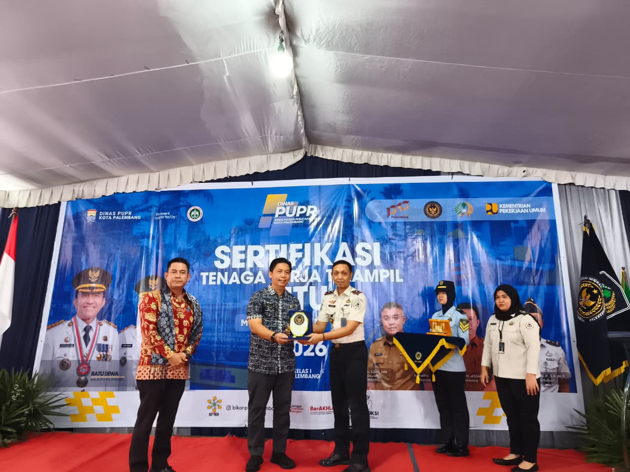 26 Warga Binaan Rutan Kelas I Palembang Raih Sertifikat Kompetensi Konstruksi dari Kementerian PUPR