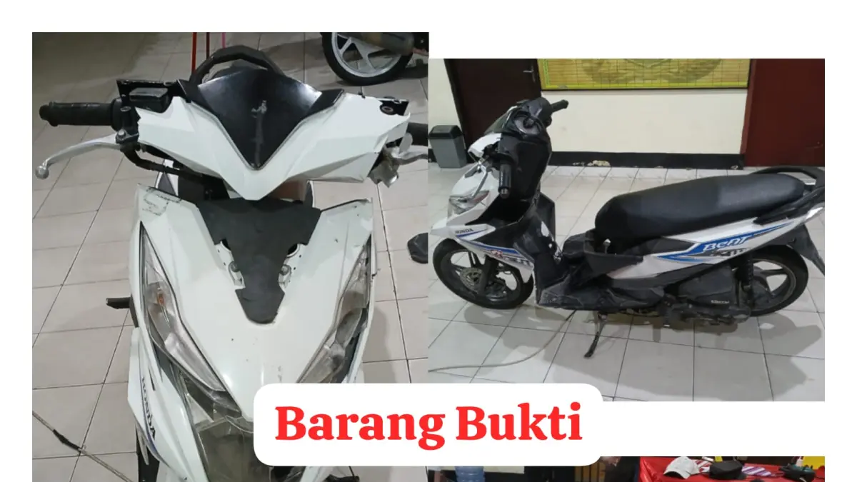 Polsek Nunukan Bekuk Pelaku Curanmor dan Penadah, Satu Unit Motor Diamankan sebagai Barang Bukti