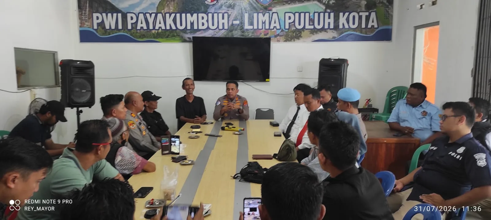Kapolres Payakumbuh yang Baru AKBP Irwan Andeta Kunjungi PWI, Tegaskan Pers Mitra Strategis Jaga Kamtibmas