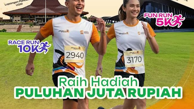 Jadwalkan Akhir Pekan Anda, Jogja Run D City 2026 Siap Digelar di UGM pada 24 Mei