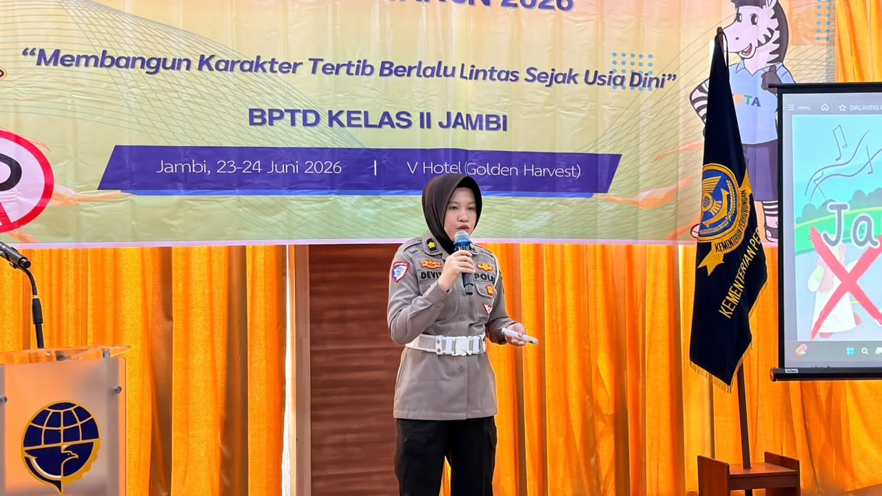 Ditlantas Polda Jambi Latih 50 Guru PAUD Jadi Agen Edukasi Lalu Lintas, Targetkan Nol Kecelakaan Anak
