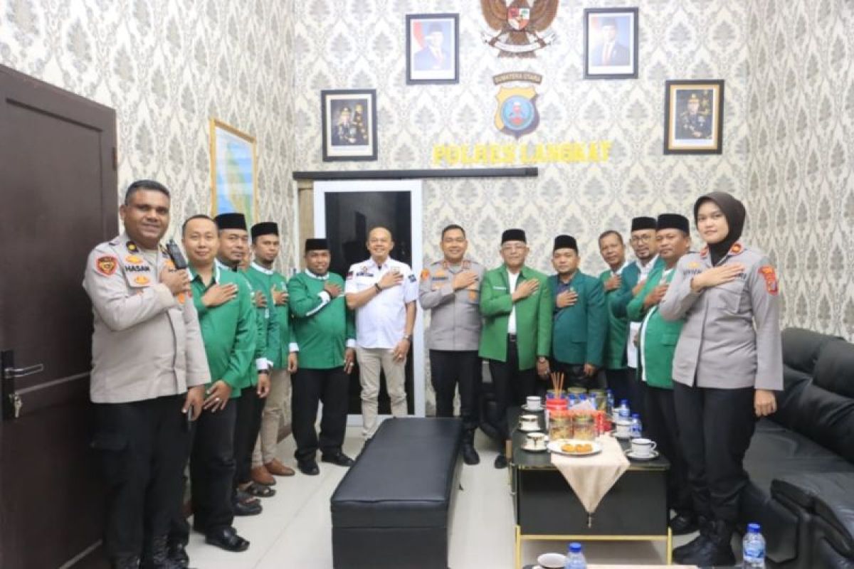 Kapolres Langkat Silaturahmi ke PD Al Washliyah, Perkuat Sinergi Jaga Kamtibmas