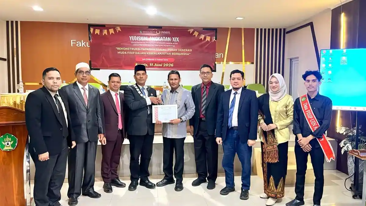 Kepala Bappeda Aceh: Lulusan FISIP UIN Ar-Raniry Harus Jadi Agen Perubahan, Bukan Sekadar Pengamat Sosial