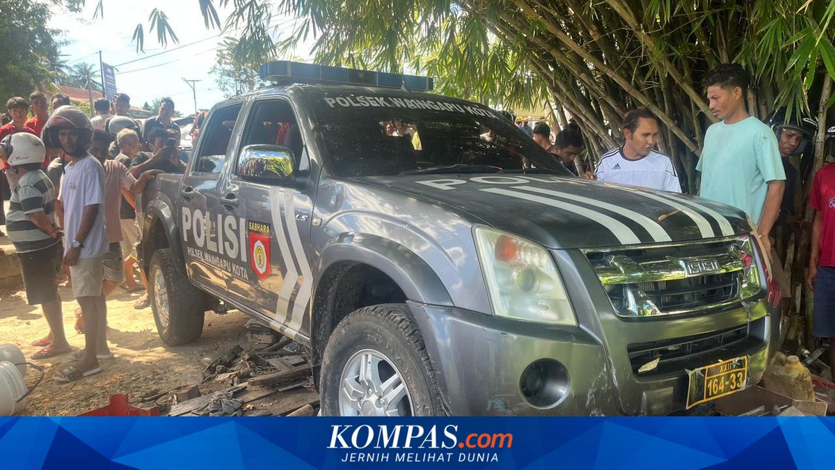 Mobil Dinas Kapolsek Waingapu Tabrak Bengkel di Sumba Timur, 6 Orang Luka-Luka Termasuk Pengendara Motor