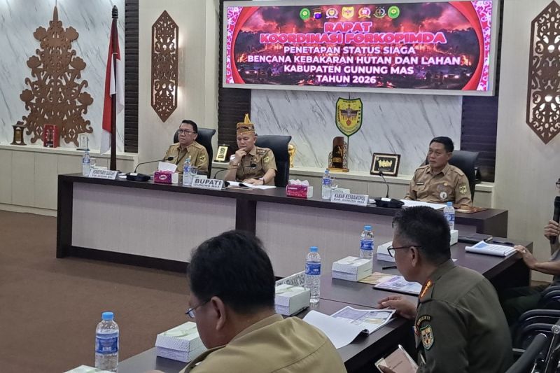 Pemkab Gunung Mas Tetapkan Status Waspada Karhutla Selama 92 Hari Mulai 1 Agustus 2026, Curah Hujan Diprakirakan Rendah