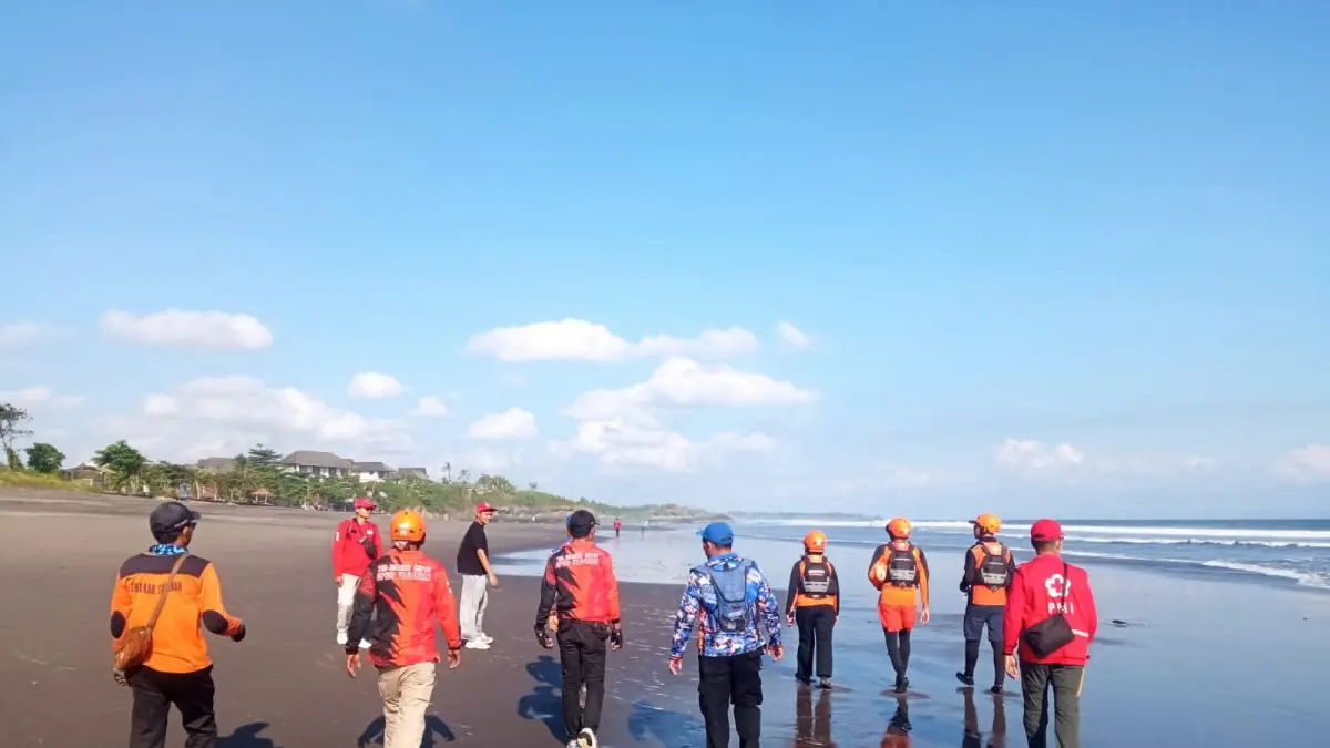Hari Keenam Pencarian, Remaja 12 Tahun Hanyut di Pantai Yeh Gangga Tabanan Belum Ditemukan