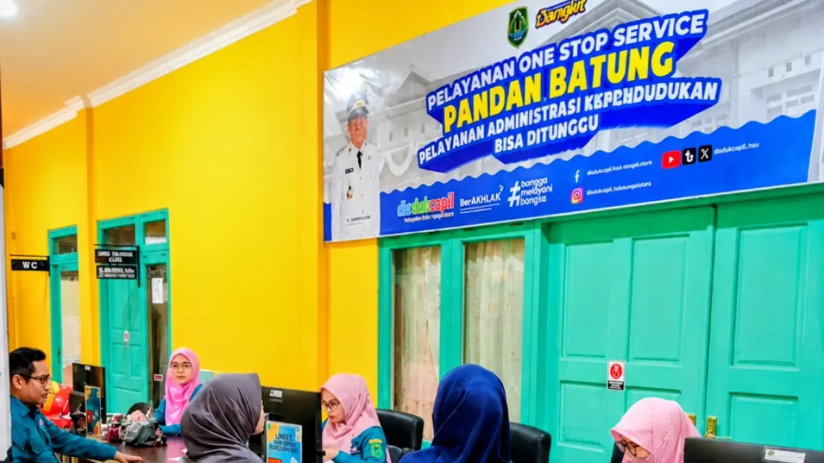 Dukcapil HSU Luncurkan Inovasi Pandan Batung, Urus Dokumen Kependudukan Cukup 30 Menit