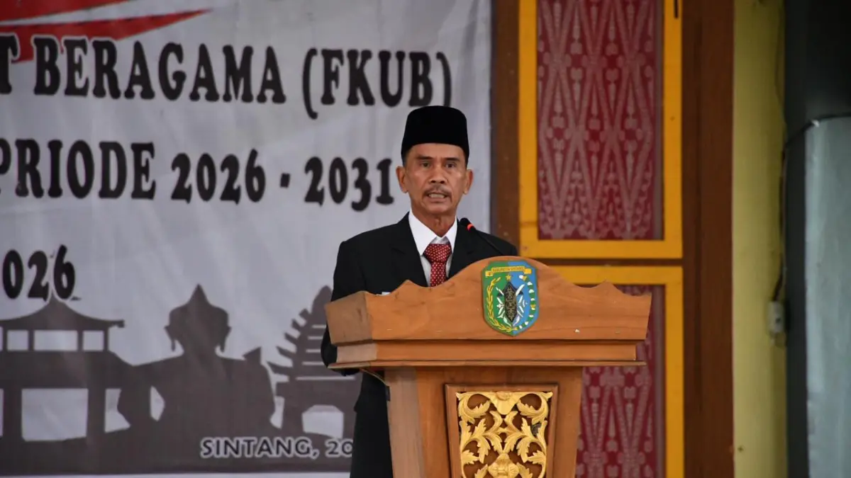 Bupati Sintang Minta FKUB Lebih Aktif Gaungkan Pesan Damai di Tengah Masyarakat Multikultur