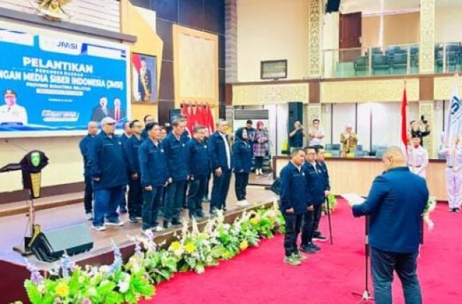 Ketua Umum JMSI Pusat Teguh Santosa Lantik Pengurus Sumsel Periode 2025-2030, Firdaus Komar Pimpin Organisasi