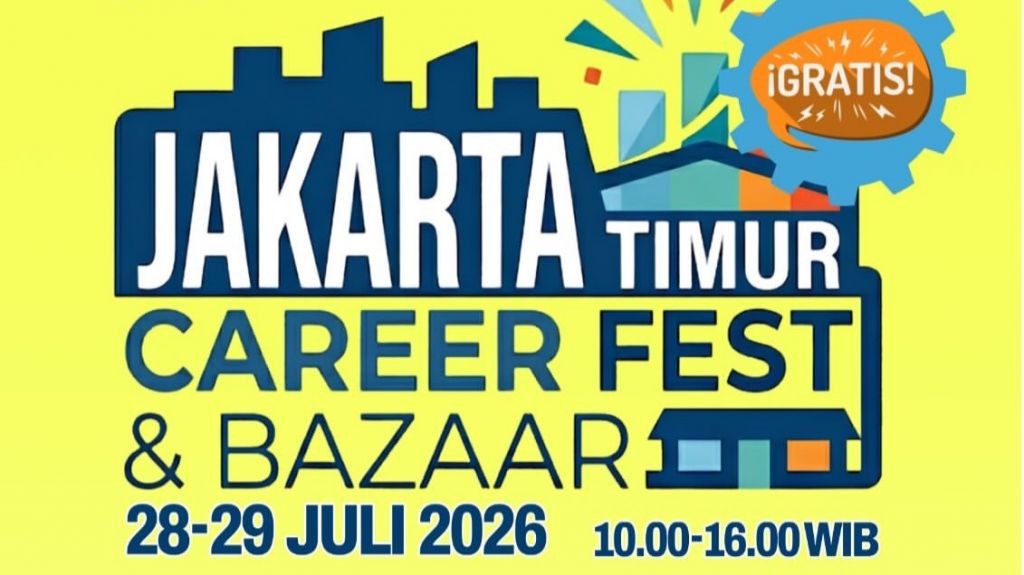 Jakarta Timur Career Fest Digelar 28-29 Juli 2026 di GOR Ciracas, Ada Lowongan Transjakarta hingga Pertamina