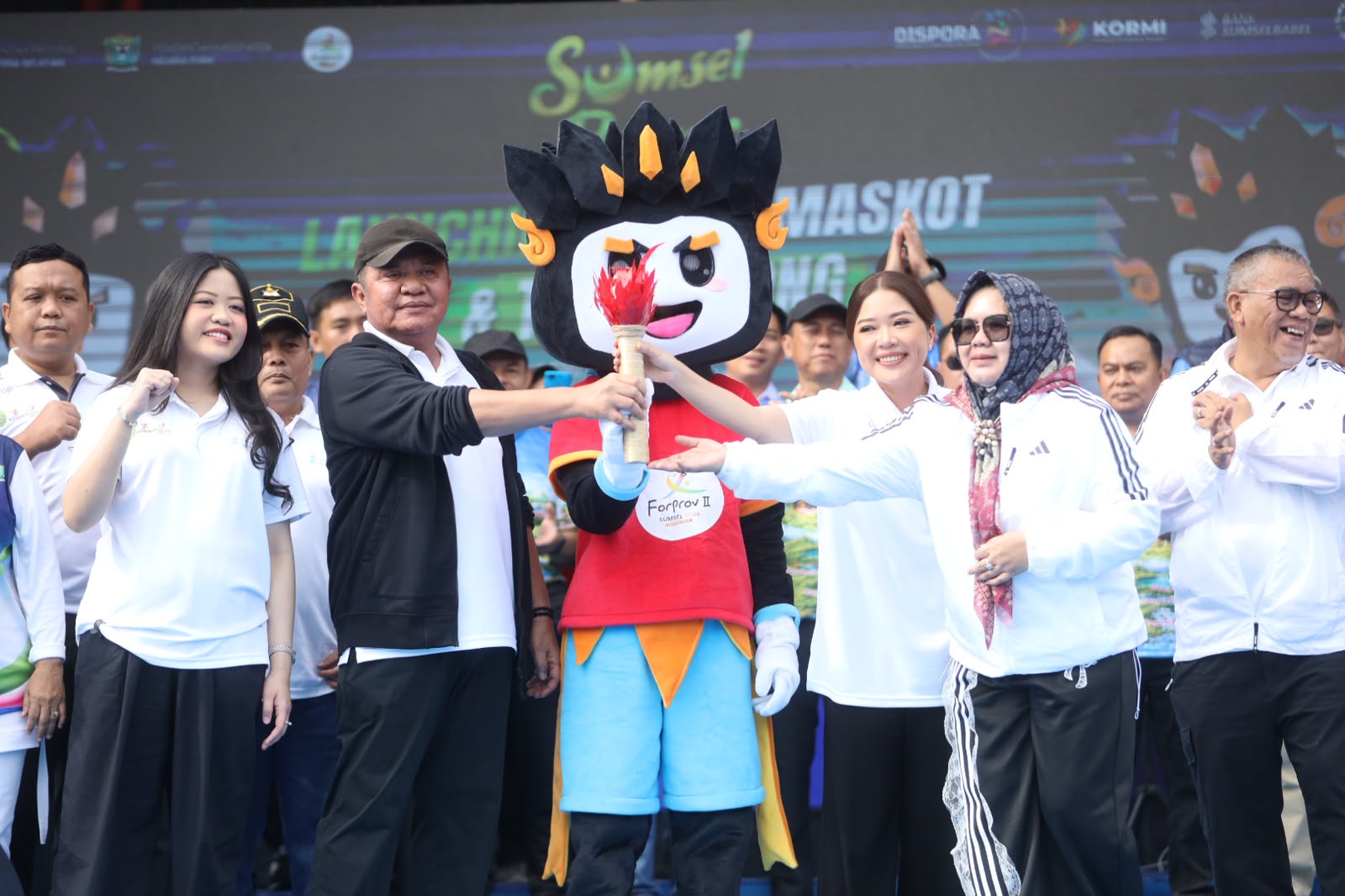 Resmi Diluncurkan, Maskot Si Bara dan Logo FORPROV II KORMI Sumsel 2026 Siap Meriahkan Muara Enim