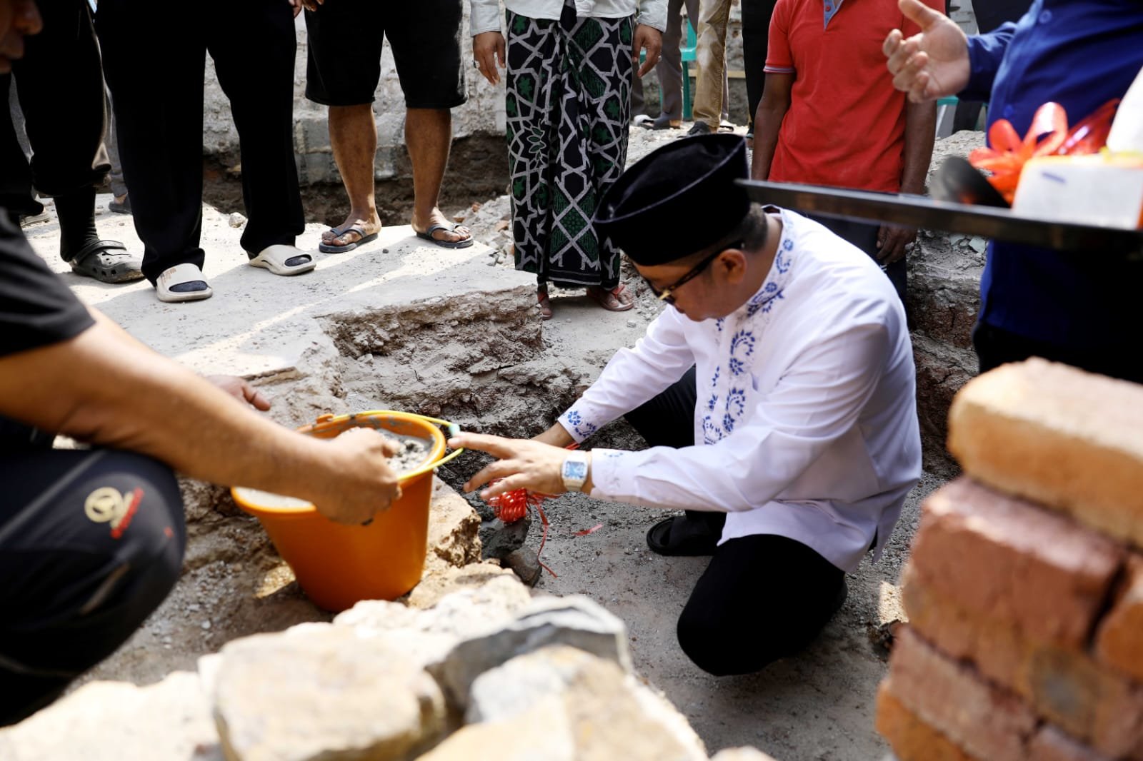 Wakil Wali Kota Tangerang Maryono Dorong Musala Islahuddaroin di Batuceper Jadi Pusat Kegiatan Warga Usai Peletakan Batu Pertama